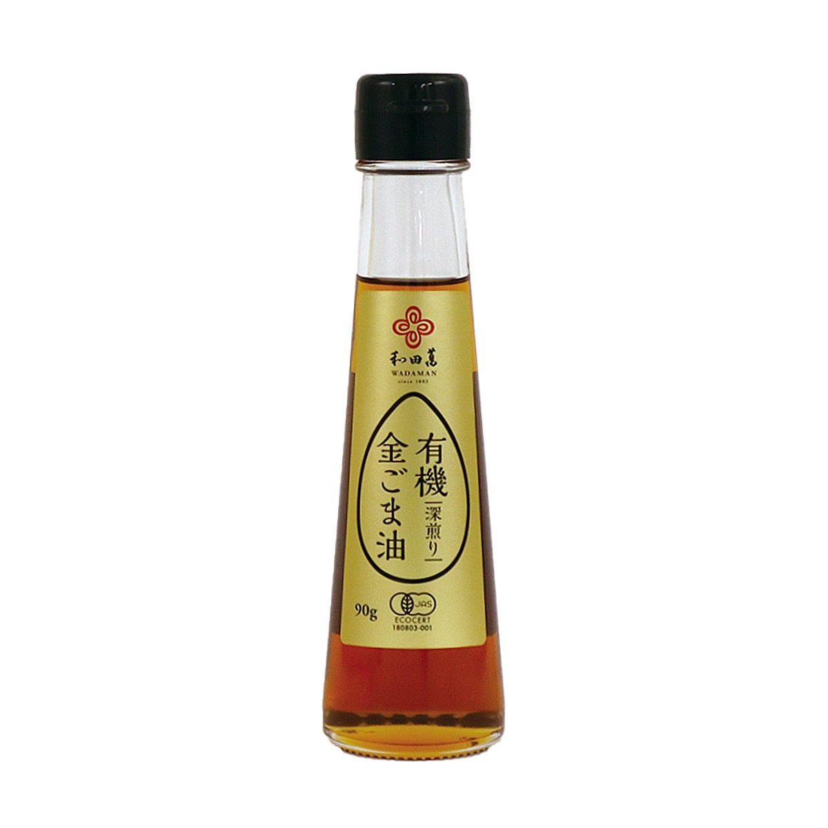 日本和田万深煎金芝麻油 无添加 金之雫 胡麻油