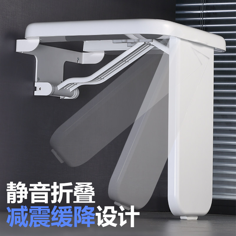 折叠换鞋凳玄关门口n壁挂墙隐形折叠换鞋椅穿鞋凳浴室淋浴凳沐浴