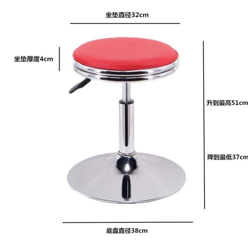 成人靠背滑轮升降高脚加高椅子凳子旋转结实收银家用厨房座椅