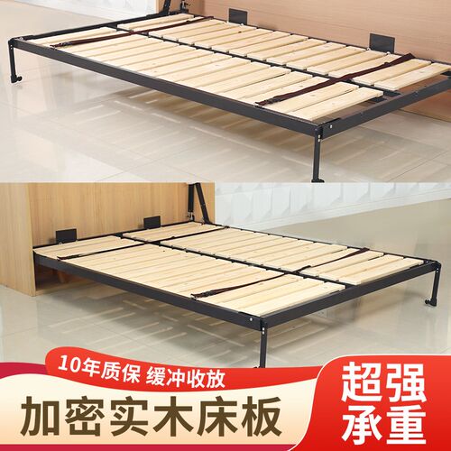 隐形床多功能收纳床正翻侧翻隐藏式E翻转床五金配件衣柜一体折叠