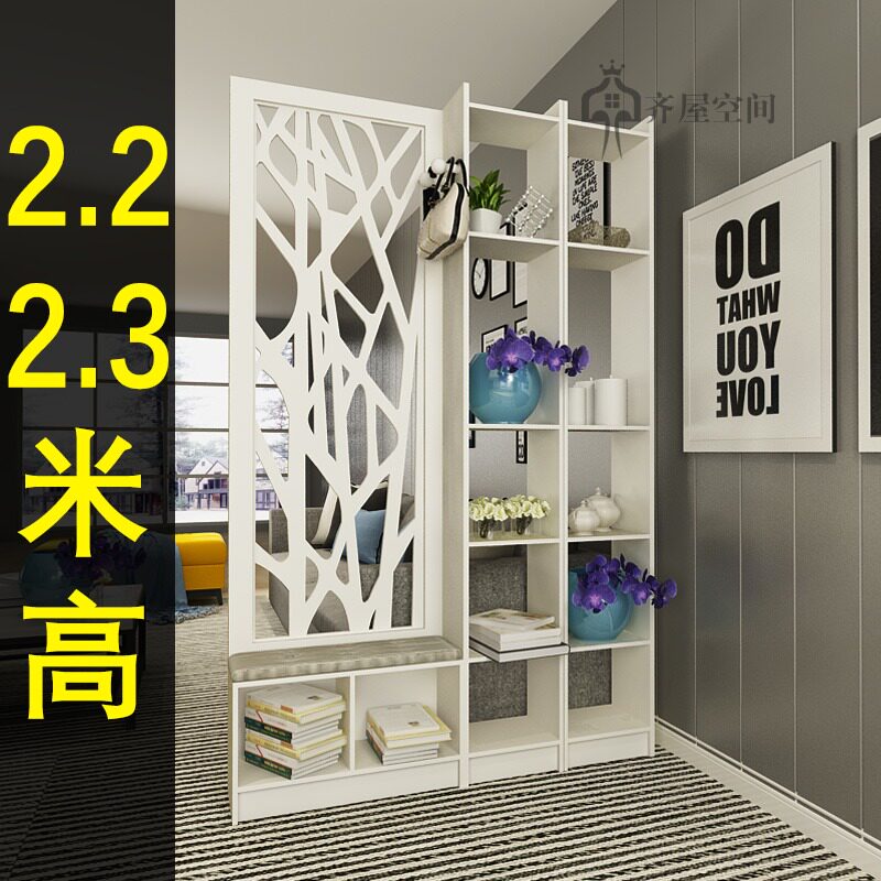 酒柜隔断柜双面欧式门厅柜屏风雕D花多功能客厅靠墙现代简约组装