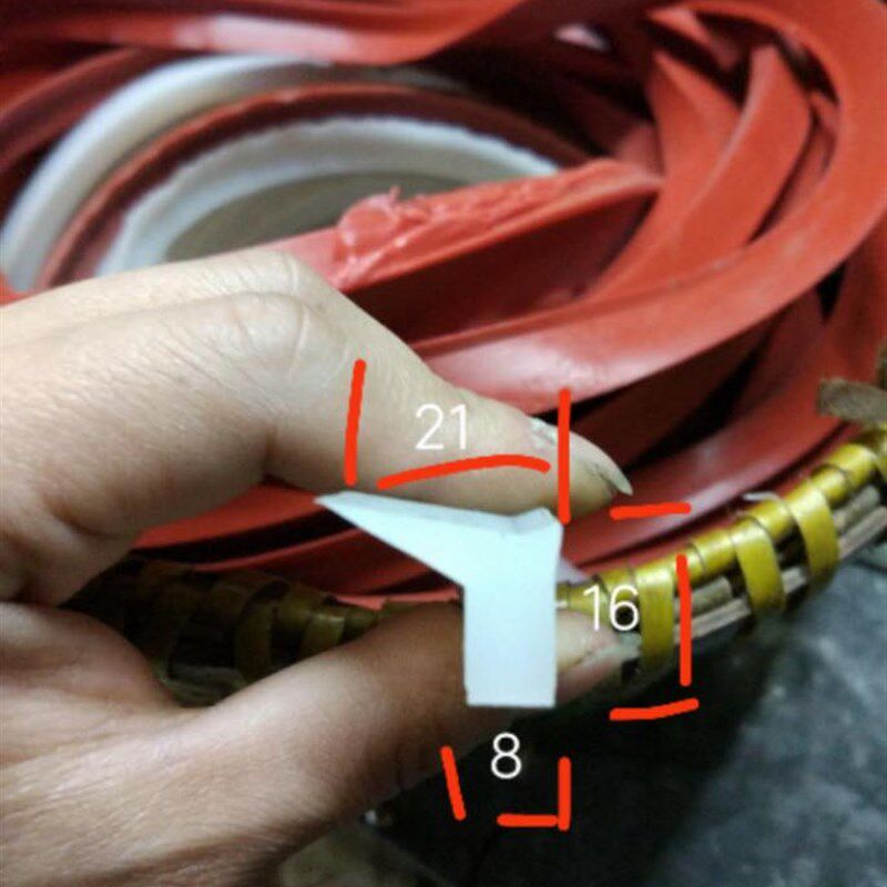 7字型硅胶密封圈 染缸锅盖口挡水圈 染I纱线筒子缸垫圈 硅胶门封