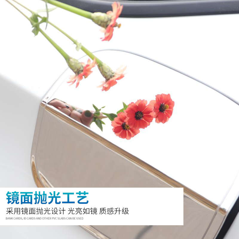 09-24款汉兰达改装汽车配件不锈钢油箱盖保护贴油箱装饰配件