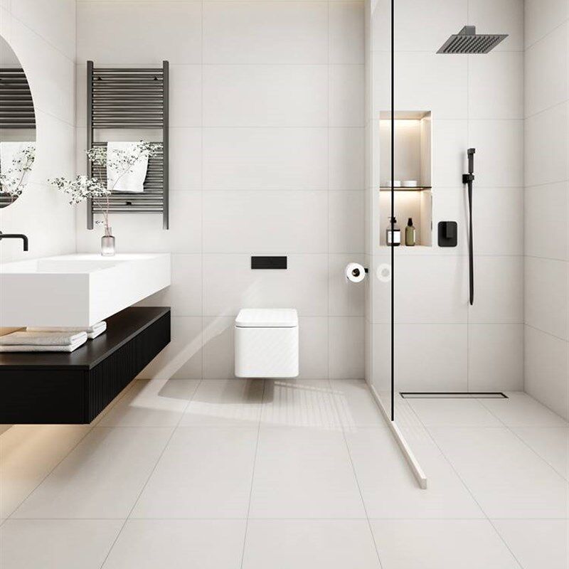 卫生间瓷砖墙砖400X800素色柔光墙面砖微水泥肌肤釉侘寂风阳台砖