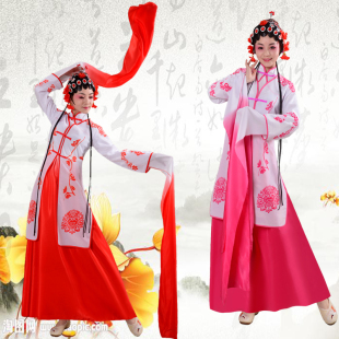 京剧梨花颂演出服戏曲京剧俏花旦梨花颂舞蹈服 水袖 古典舞服装 新款