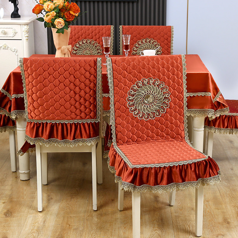 椅子套罩高级感座椅套垫一体通用新款餐桌椅套加绒加厚高端凳子套