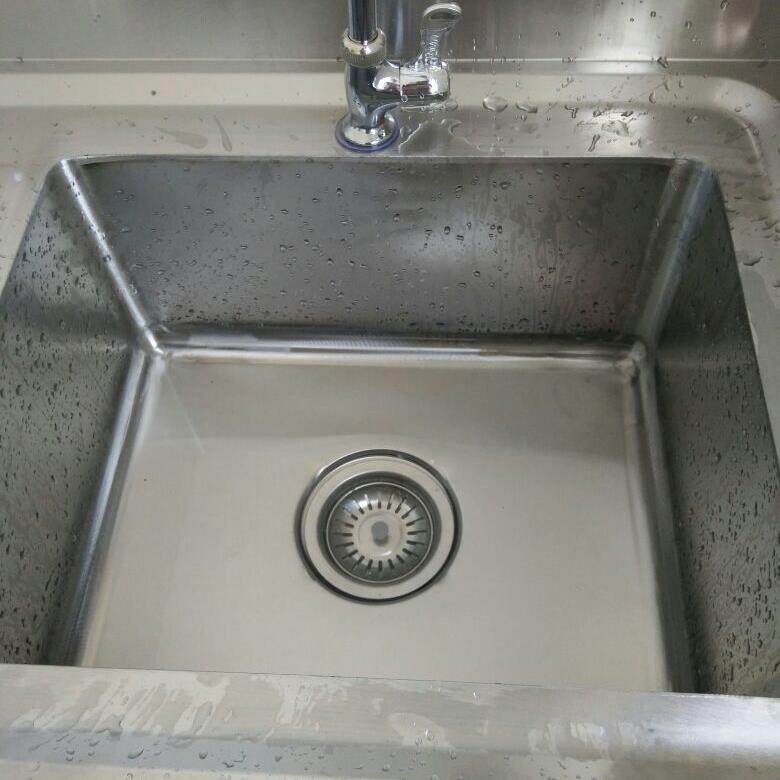 家用洗菜操作f台单槽304平台洗碗池商用带带不锈钢落地支架盆水池