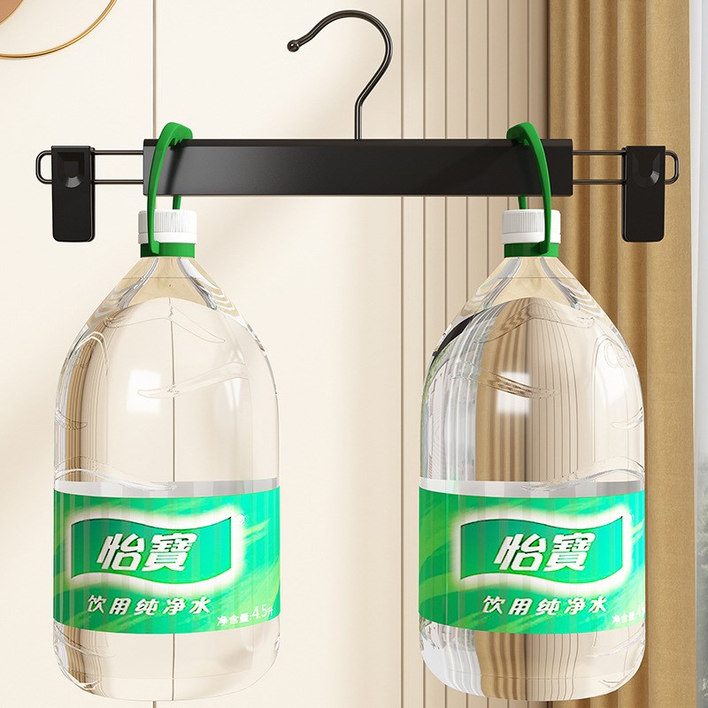磨砂裤架塑料裤夹服装店家用成人衣架彩色磨砂衣架可伸缩裤夹
