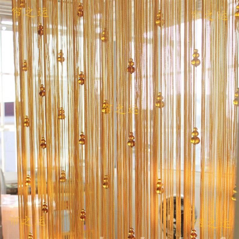 水晶葫芦珠线帘隔断帘挂帘门帘装饰帘家居酒店餐厅店铺葫芦珠线帘