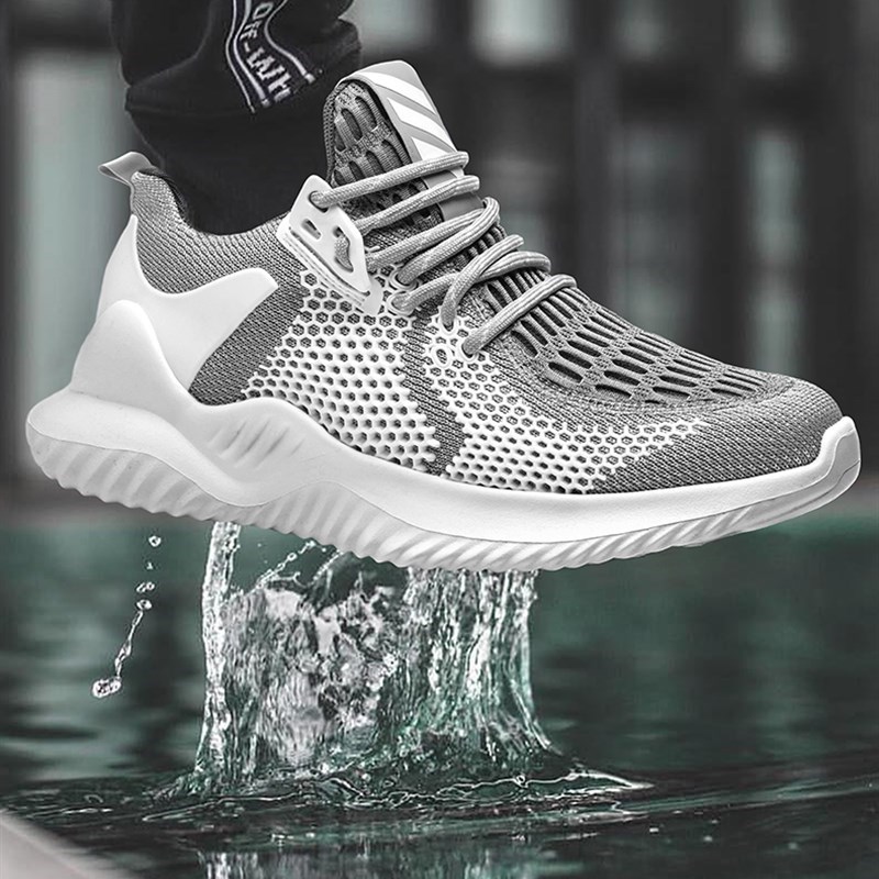 透气轻便运动鞋网鞋男生减震男鞋休闲跑步鞋男P网面鞋潮流网红跑