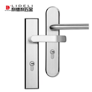 门w锁卧室门锁防盗把手静音门锁实木房门 套装 304不锈钢门锁 欧式