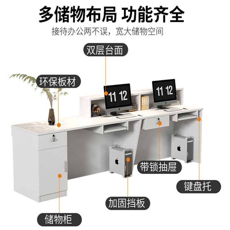 吧台收银台店铺小型n柜台简易定制便利店超市酒吧公司前台桌接待