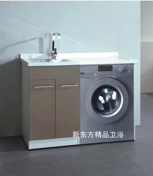 美式浴柜洗手盆柜洗漱台欧式浴室柜落地实木仿古浴室柜橡木823
