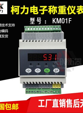 宁波柯力仪表 KM01F数字显示仪表 柯力导轨安装仪表 RS485 4~20ma