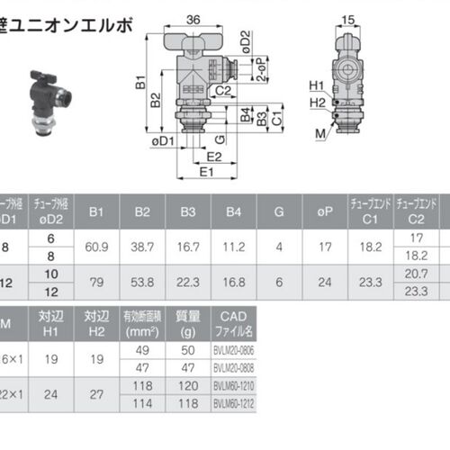 日本PISCO球阀    BVLM60-1210