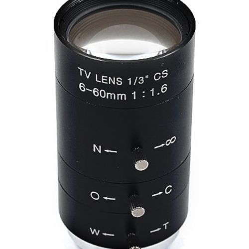 高清5-100手动机器视觉工业变焦镜头1/3英寸手动光圈CS口20倍长焦