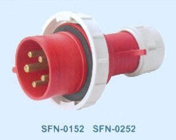 SFE上丰工业插头SFN-0252 32A五极插头 IP67 五芯插头 防水型