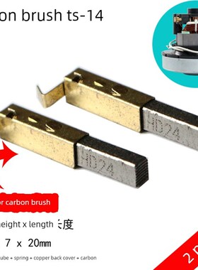 TS-14吸尘器电机碳刷V1Z-S24-L EB2401-AL 1200w 5.4x7x20mm