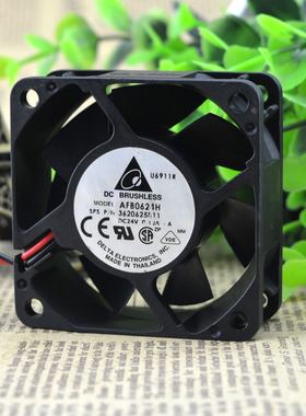 原装台达 6025 24V AFB0624H 双滚珠服务器 散热风扇 0.12A 6厘米