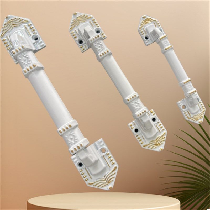 欧式象牙白色仿古大门拉手衣柜抽屉橱柜门把手仿古明装田园风拉手