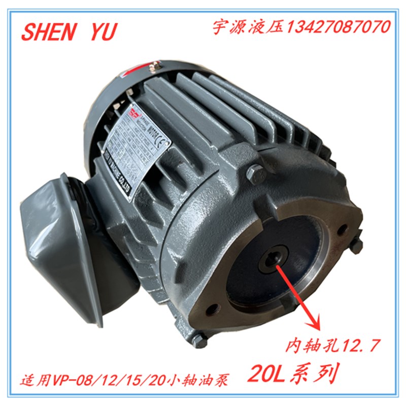 液压油泵内轴电机1HP 0.75KW 1.5KW 2.2KW 3.7KW 5.5KW台湾SHENYU