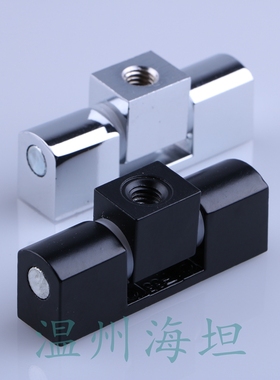 海坦 HL025-1铰链 配电箱柜门铰链 开关柜柜门铰链L65 黑/白色