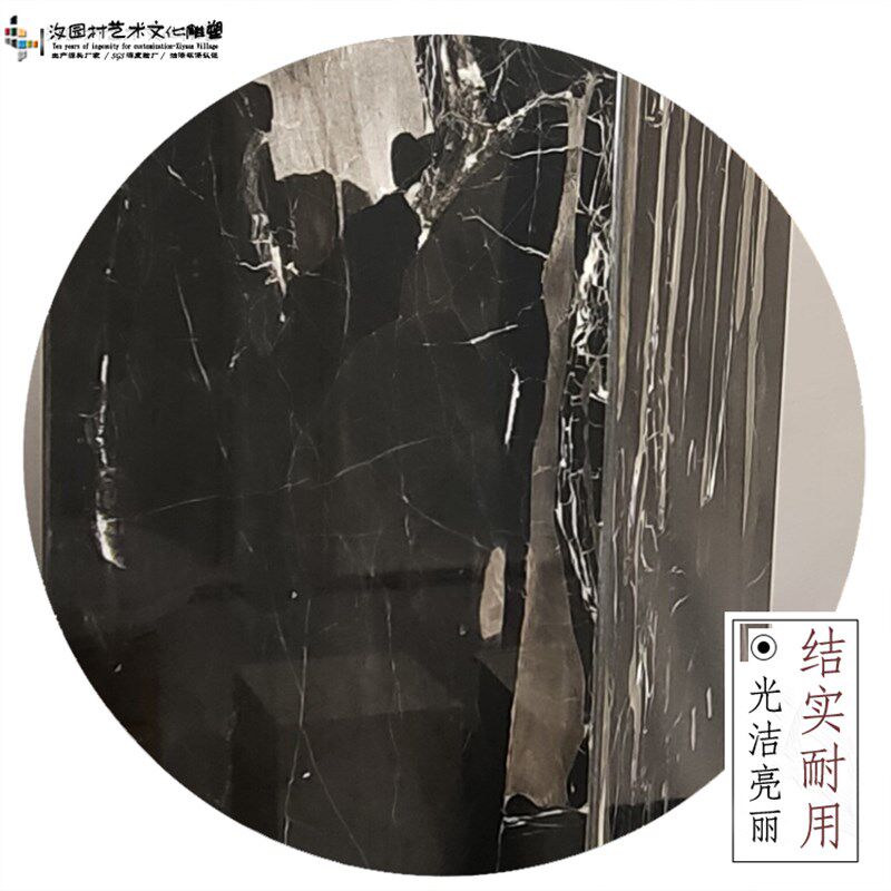 银白龙大理石雕塑艺术品样板房摆件台工艺品底座展U示柱摆台雕塑