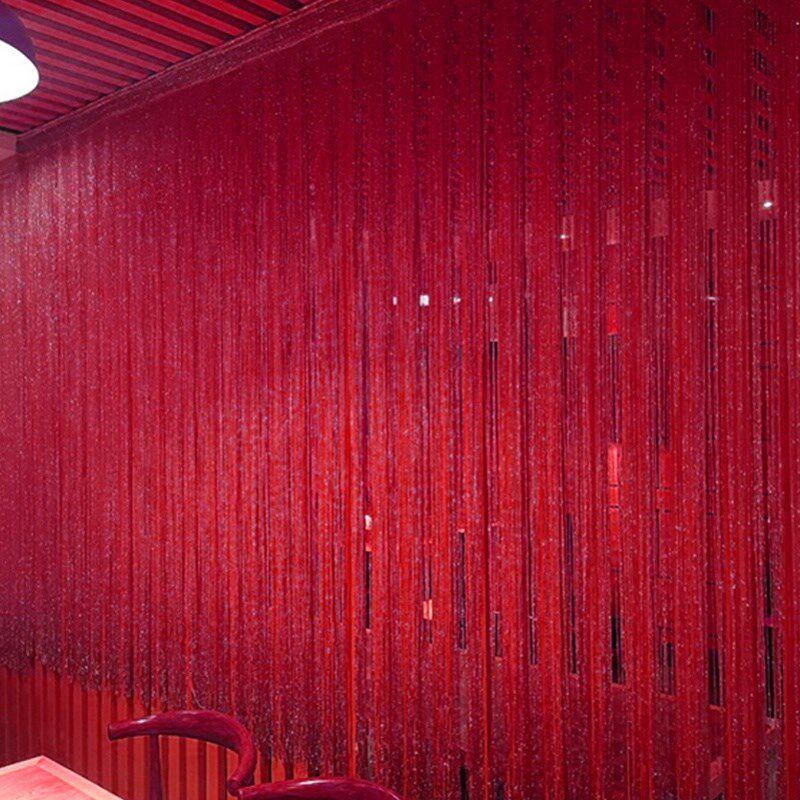 加密线帘门帘挂件屏风隔断帘结婚客厅玄关挂帘卧室婚庆.道具装饰