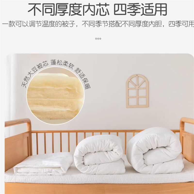 新生婴儿被子秋冬加厚a类儿童棉被春秋N被宝宝幼儿园被可拆洗