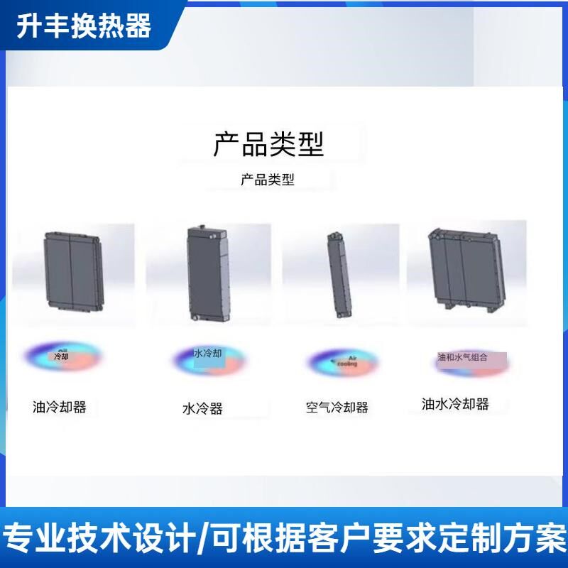 机械设备导热油散热器油冷却器农用空气热交O换器换热器铝板冷疑