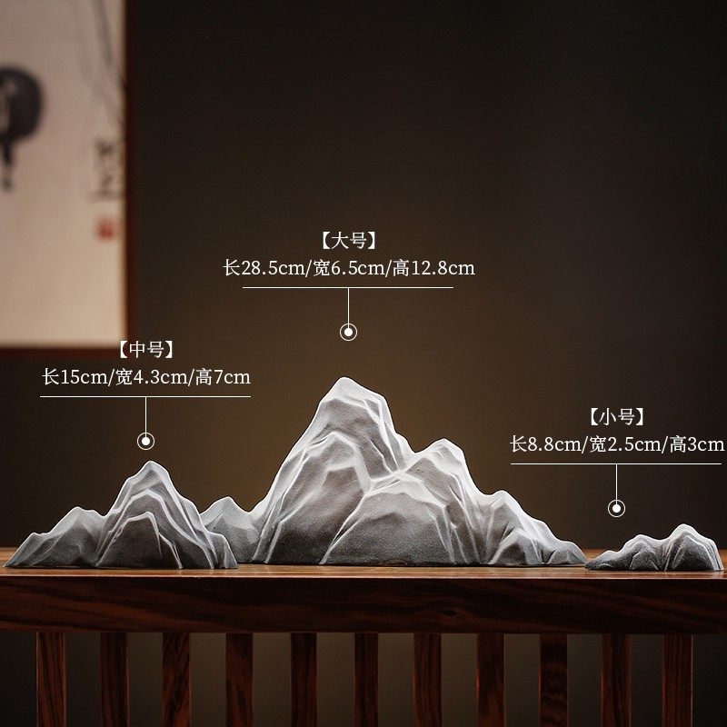 鱼缸假山摆件配件造景假山盆景摆件D流水造景假山装饰品小摆件招