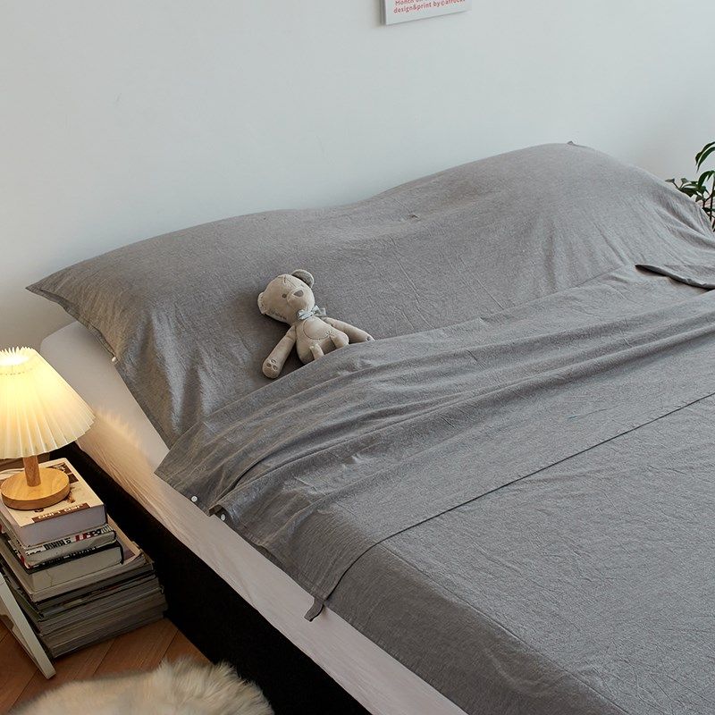 酒店隔脏睡袋水洗棉床单人被罩枕套一体可拆S分便携式出差旅行