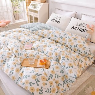 被套单件全棉被罩单人秋冬150x200x230单个1.5V米单独被单斜纹