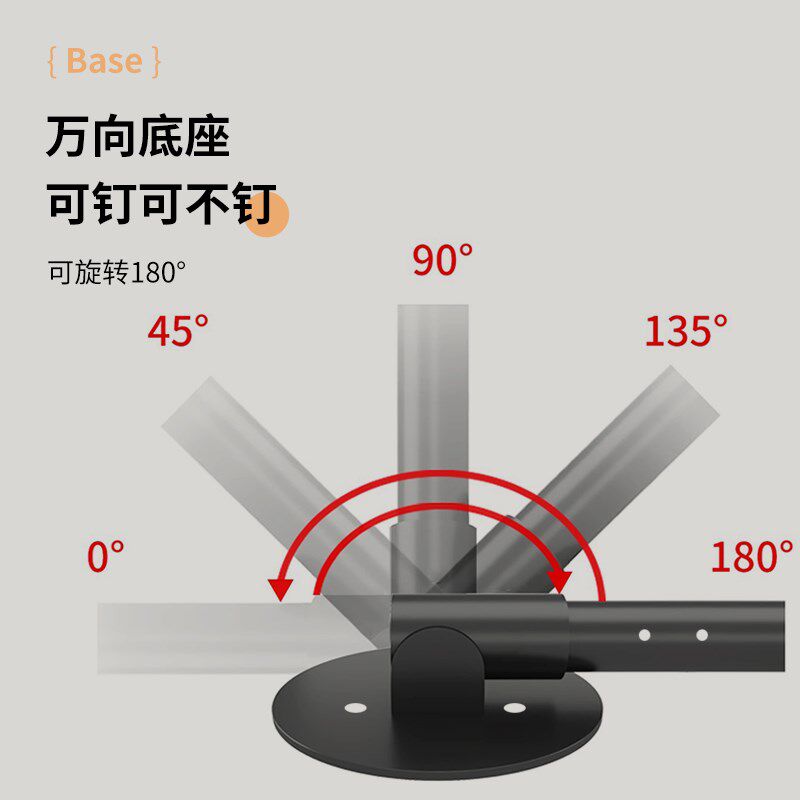 新款弧形轨道浴帘j杆L伸缩杆免打孔卫生间挂帘杆浴室淋浴隔断帘杆