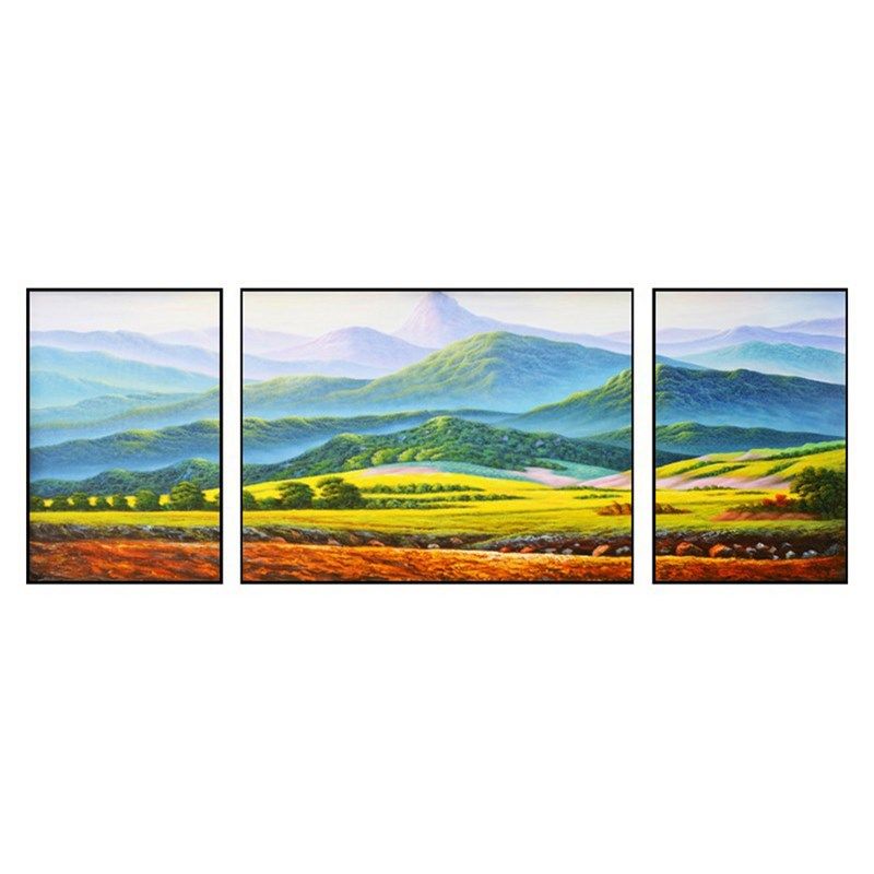 巨人山装饰画青山图靠山图客厅沙发背景墙大气Q画有山无水挂画西