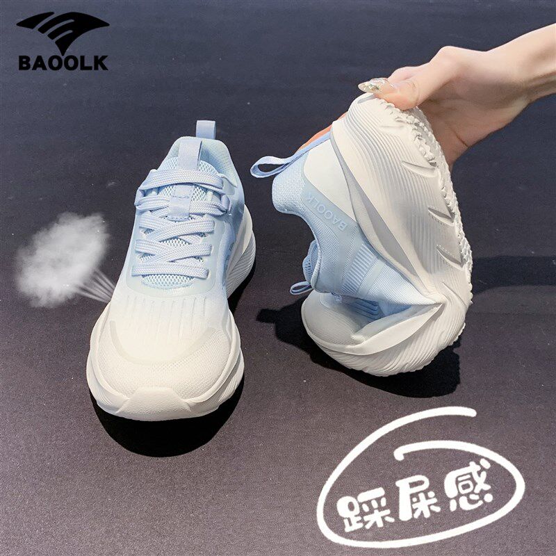 软底运动鞋女款2025新t款夏季透气薄款女鞋超轻黑色轻便减震跑步