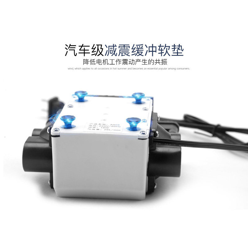 鱼缸气泵增氧泵大功率打氧小x型家用水族箱用冲氧机养鱼用品大气