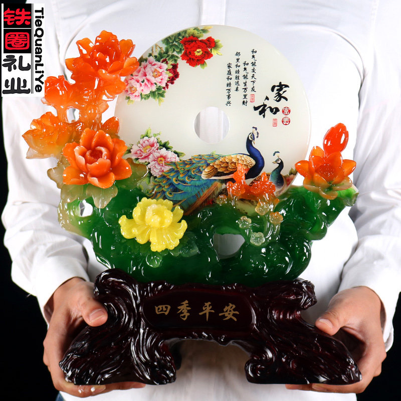 玄关隔断博古架摆件酒柜电视柜摆设饰品家居装饰乔迁搬家新房送礼