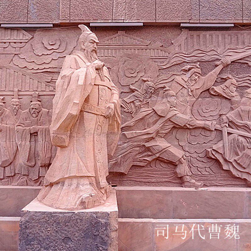 石雕浮雕大d理石人物浮雕汉白玉浮雕壁画晚霞红浮雕照壁花岗岩雕