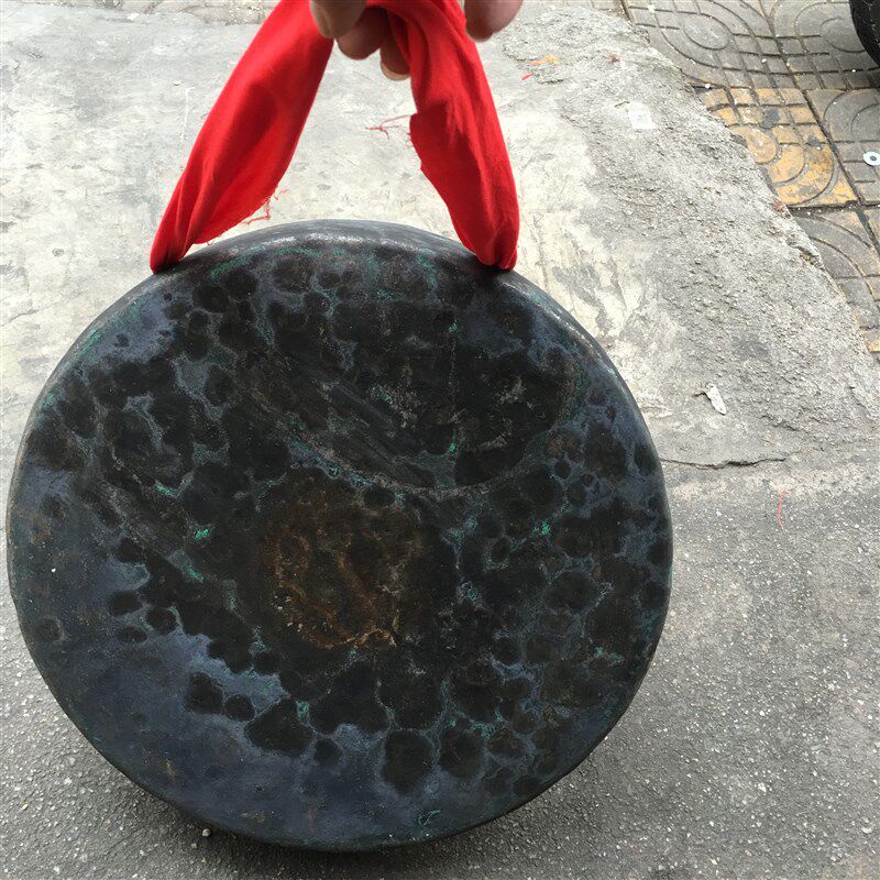 手工打造青铜锣~钹公~黑饶~广钹~~文锣S~高边锣铜锣乐器