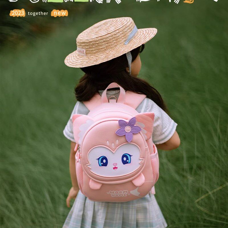 幼儿园书包女孩6岁o宝宝卡通小书包女孩可爱7岁孩子高班儿童书包