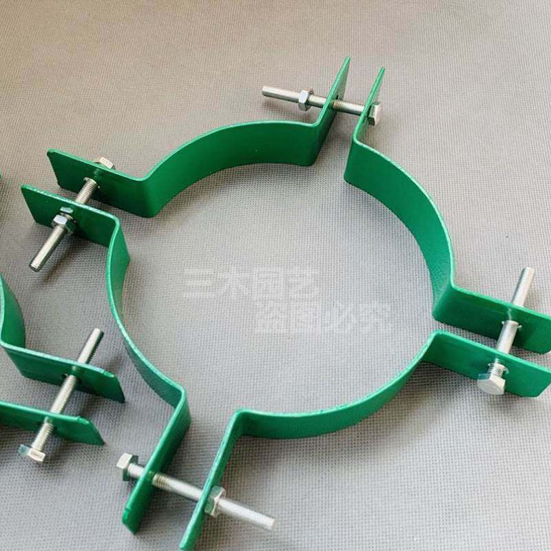 铁圈固定器卡扣金属铁p抱箍树木支撑架固定器套杯防风大杆稳定树U