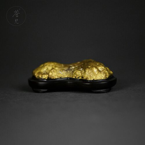熔铜艺术 《熔铜平远山A》文房清玩 文房笔搁 笔架