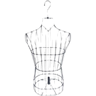 铁艺模特架男全身衣架服装 展示架挂钩衣架吊男模特道具Y男模特半