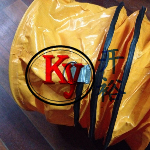 船用风管 PVC夹网布通风伸缩管 PVC排气管 工业软管 250mm*10米