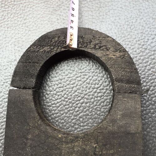 厂家特价直销中央空调管道固定木托铁卡垫木抱箍管托横担配螺母