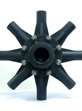 【高品质】污水处理八爪TJ型塑料气浮机 溶气释放器PPR黑色释放头