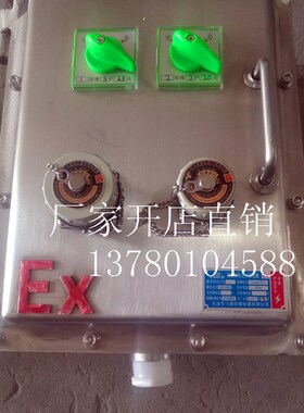 可定制 防爆配电箱304不锈钢防爆接线箱控制箱仪表箱控制柜 IIC级