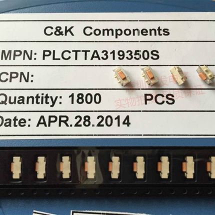 进口法国C&K 侧按按键 贴片3*6*3.5MM轻触开关微型开关大贝贝带柱