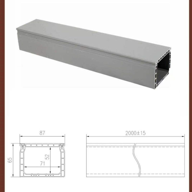 电梯配件电梯专用机房中空塑料线槽镀锌钢板线槽70*50